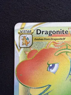 Dragonite VSTAR 081/078 Pokemon GO Secret Rare Rainbow Holo NM - Image 3