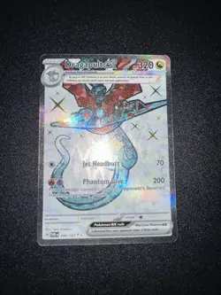 Pokemon TCG Dragapult ex 200/167 Twilight Masquerade Shiny Secret Rare NM - Image 1