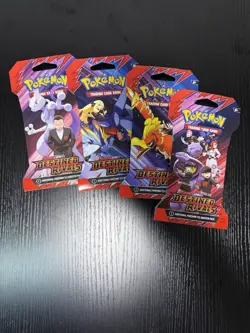 Pokemon TCG Scarlet & Violet Destined Rivals Sleeved Boosters Full Art Set - Image 1