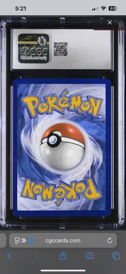Pokemon Prismatic Evolutions Pikachu Ex Hyper Rare Error CGC 9 - Image 3