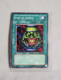 Yu-Gi-Oh! TCG Pot of Greed SD1-EN015 Common Regular LP - Image 1