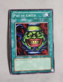 Yu-Gi-Oh! TCG Pot of Greed SD1-EN015 Common Regular LP - Image 2