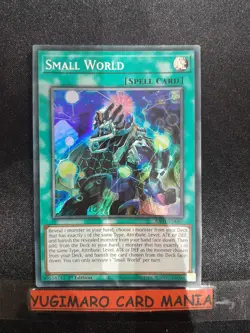Yu-gi-oh! Small World RA01-EN067 carte anglaise NM Super rare - Image 1