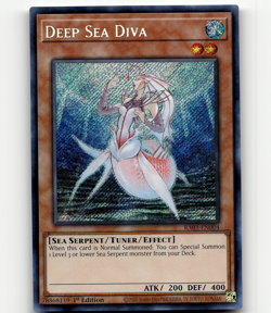 Yugioh Deep Sea Diva (Secret Rare) - Quarter Century Bonanza - Image 1