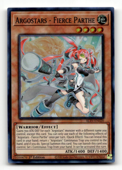 Yugioh Argostars - Fierce Parthe ALIN-EN020 - Alliance Insight - Image 1