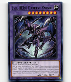 Yugioh Evil HERO Darkest Knight - Supreme Darkness - Image 1
