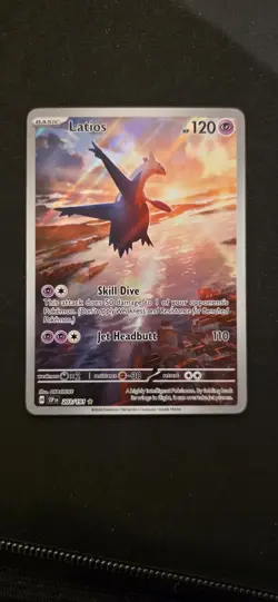 Pokemon Latios TCG Holo Card 203/191 Sv08: Surging Sparks - Image 1