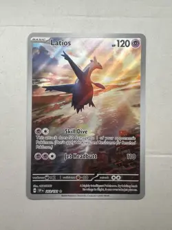Pokemon Latios TCG Holo Card 203/191 Sv08: Surging Sparks - Image 1