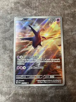 Pokemon Latios TCG Holo Card 203/191 Sv08: Surging Sparks - Image 1