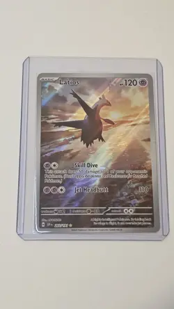 Pokemon Latios TCG Holo Card 203/191 Sv08: Surging Sparks - Image 1