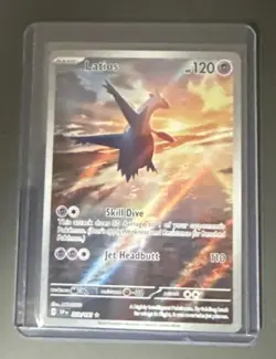 Pokemon Latios 203/191 Sv08: Surging Sparks Illustration Rare Holo 120 HP - Image 1