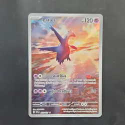 Pokemon Latios 203/191 Sv08: Surging Sparks Illustration Rare Holo HP120 - Image 1