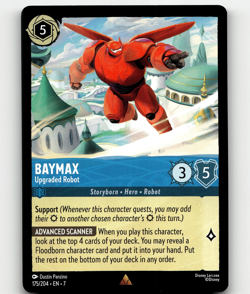 Disney Lorcana Baymax - Upgraded Robot 175/204 - Archazia's Island - Image 1