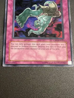 Yugioh D.D. Trap Hole CRV-EN057 Rare Unlimited Edition MP - Image 3