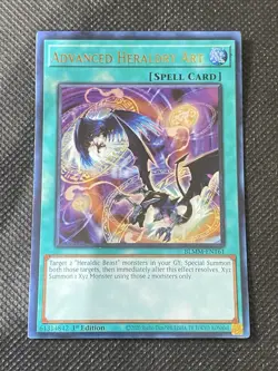 YuGiOh! - Advanced Heraldry Art BLMM-EN161 Ultra Rare 1st Edition Near Mint - Image 1