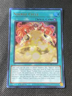 YuGiOh! - Nekroz Cycle BLMM-EN167 Ultra Rare 1st Edition Near Mint - Image 1