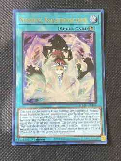 YuGiOh! - Nekroz Kaleidoscope BLMM-EN166 Ultra Rare 1st Edition Near Mint - Image 1