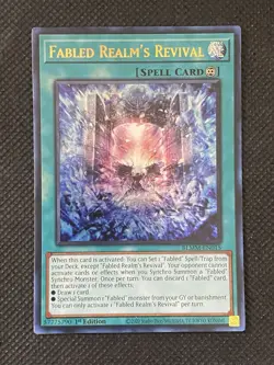 YuGiOh! - Fabled Realm's Revival BLMM-EN015 Ultra Rare 1st Edition Near Mint - Image 1
