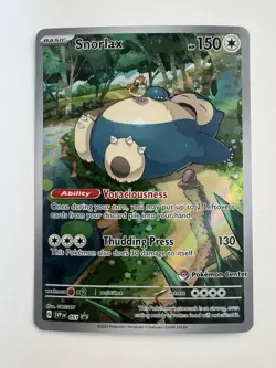 Snorlax Promo 051 Pokemon Center NM - Image 3