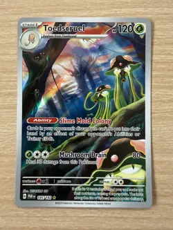Pokemon TCG Toedscruel Paradox Rift 185/182 Holo Illustration Rare - NM / M - Image 1