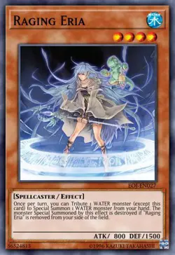 Yu-Gi-Oh! Enemy of Justice Raging Eria 1st Edition EOJ-EN027 - Image 1