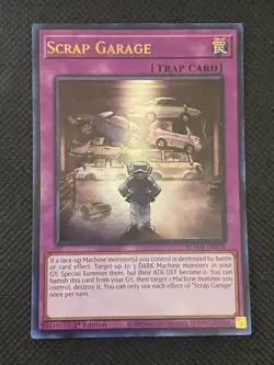 YuGiOh! - Scrap Garage BLMM-EN030 Ultra Rare 1st Edition Near Mint - Image 1