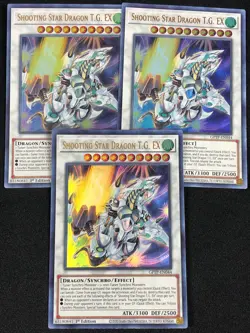 YUGIOH SHOOTING STAR DRAGON T.G. EX GFTP-EN044 1ST ULTRA X3 (NM) - Image 1