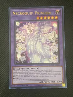YuGiOh! - Necroquip Princess BLMM-EN146 Ultra Rare 1st Edition Near Mint - Image 1