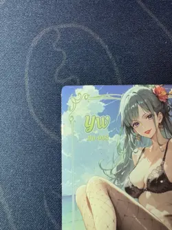 Goddess Story Black Bikini Kozuki Hiyori Card Waifu Doujin One Piece Full Art - Image 2