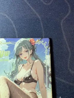 Goddess Story Black Bikini Kozuki Hiyori Card Waifu Doujin One Piece Full Art - Image 3