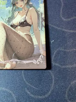 Goddess Story Black Bikini Kozuki Hiyori Card Waifu Doujin One Piece Full Art - Image 4