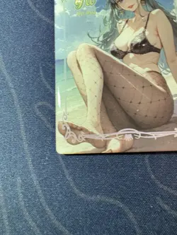 Goddess Story Black Bikini Kozuki Hiyori Card Waifu Doujin One Piece Full Art - Image 5