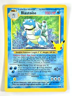 Blastoise 2/102 Holo Rare Celebrations Classic Collection Pokemon - Near Mint NM - Image 1