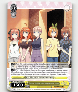 Weiss Schwarz - Forever as Five, Ichika & - The Quintessential Quintuplets Movie - Image 1