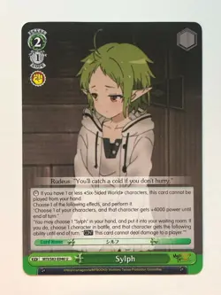 Weiss Mushoku Tensei Jobless Reincarnation Sylph U NM/M - Image 1