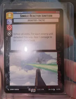 Star Wars Unlimited Single Reactor Ignition LAW 44/264 Legendary - Lawless Time - Image 1