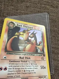 Pokemon Dark Charizard holo 4/82 WOTC team rocket set - Image 5