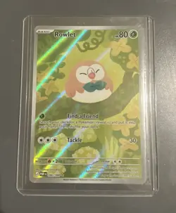 Rowlet 090/088 Holo Illustration Rare Perfect Order Pokemon FRESH AND NM - Image 1