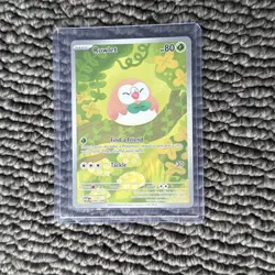 Pokemon TCG Perfect Order Illustration Rare IR Rowlet 090/088 NM - Image 1