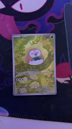 Pokemon TCG Rowlet 090/088 Perfect Order Illustration Rare Pokemon Card - NM - Image 1