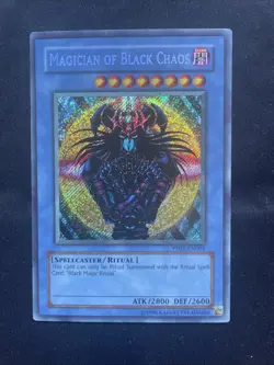 Magician Of Black Chaos PP01-EN001 LP 2007 Secret Rare Yugioh - Image 1