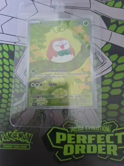 Pokemon TCG Rowlet 090/088 Perfect Order Illustration Rare NM Condition ENGLISH - Image 1