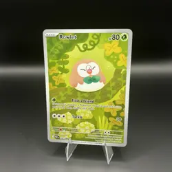 Pokemon TCG Rowlet 090/088 Illustration Rare Perfect Order NM/M - Image 1