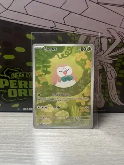 Pokemon TCG Rowlet 090/088 Perfect Order Illustration Rare NM Condition ENGLISH - Image 1