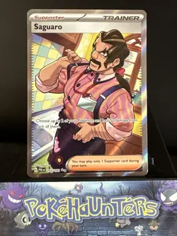 Pokemon Card Saguaro 255/193 Paldea Evolved Full Art Ultra Rare Near Mint - Image 1