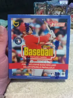 2026 Topps Heritage Baseball Factory Sealed Mega Box - Image 1
