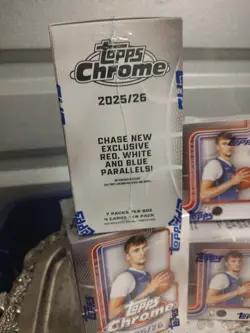 2025-26 Topps Chrome Basketball - Factory Sealed - Blaster / Value Box - New - Image 2