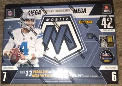 2025 Panini Mosaic Football Mega Box Factory Sealed NFL + Free Shipping - Image 1