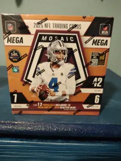 *NEW* 2025 Panini Mosaic NFL Football Mega Box Factory Sealed - Image 1