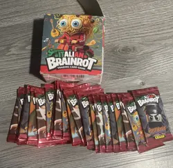 Panini Italian Brainrot Trading Cards Booster box 24x Sealed Packs. - Image 1